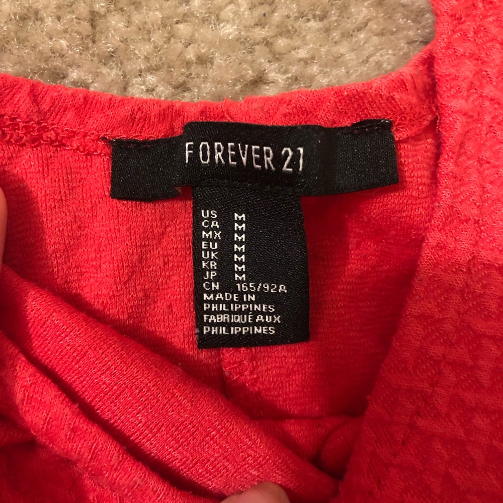 Forever21 - Pink Flare Tanktop - Picture 2 of 3